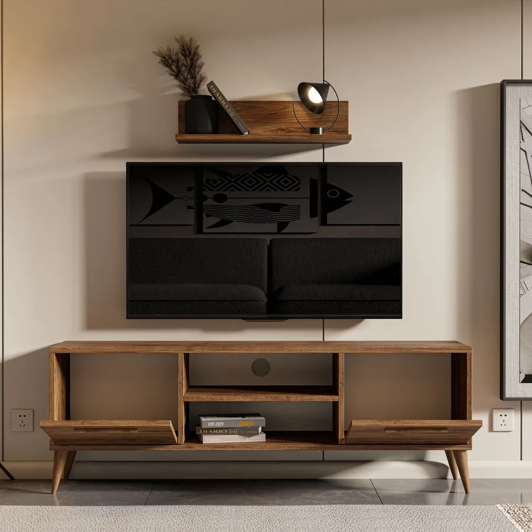 Έπιπλο Τηλεόρασης 1116 amalfi SENFONI,138x29.5xΥ48.6εκ., All4home